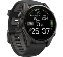 Garmin FENIX 8 43 MM AMOLED SAPPHIRE TRÄNINGSKLOCKA Svart