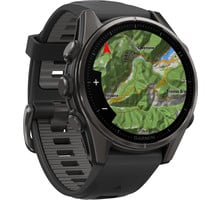 Garmin FENIX 8 43 MM AMOLED SAPPHIRE TRÄNINGSKLOCKA Svart