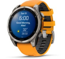 Garmin FENIX 8 47 MM AMOLED SAPPHIRE TRÄNINGSKLOCKA Orange