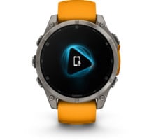 Garmin FENIX 8 47 MM AMOLED SAPPHIRE TRÄNINGSKLOCKA Orange