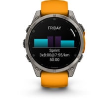 Garmin FENIX 8 47 MM AMOLED SAPPHIRE TRÄNINGSKLOCKA Orange