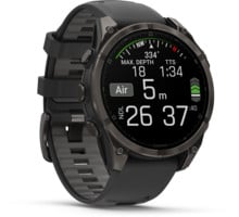 Garmin FENIX 8 47 MM AMOLED SAPPHIRE TRÄNINGSKLOCKA Svart