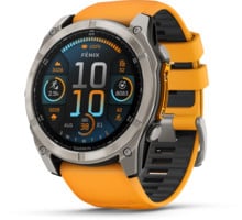 Garmin Fenix 8 51 mm AMOLED träningsklocka Gul