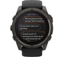 Garmin FENIX 8 SAPPHIRE SOLAR SPORTKLOCKA Svart