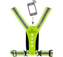 LED HARNESS PHONE POCKET REFLEXVÄST