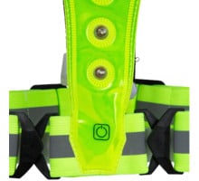 BEE-SAFE LED HARNESS PHONE POCKET REFLEXVÄST Gul