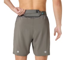 Asics ROAD 2IN1 7'' LÖPARSHORTS Grå
