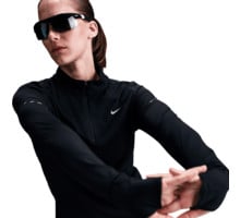 Nike DRI-FIT SWIFT HALF ZIP LÖPARTRÖJA Svart