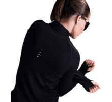 Nike DRI-FIT SWIFT HALF ZIP LÖPARTRÖJA Svart