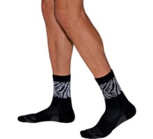 Asics RUN SOCK CREW LITE-SHOW LÖPARSTRUMPOR Svart