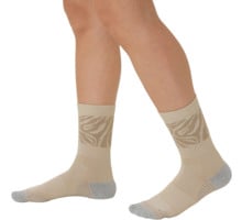 Asics RUN SOCK CREW LITE-SHOW LÖPARSTRUMPOR Beige