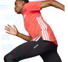 adidas ADIZERO TEE LÖPARTSHIRT Röd