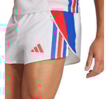 adidas ADIZERO R SPLIT SHORT LÖPARSHORTS Vit