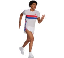 adidas ADIZERO R SPLIT SHORT LÖPARSHORTS Vit
