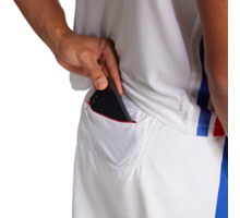 adidas ADIZERO R SPLIT SHORT LÖPARSHORTS Vit