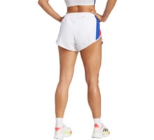 adidas ADIZERO R SPLIT SHORTS LÖPARSHORTS Vit