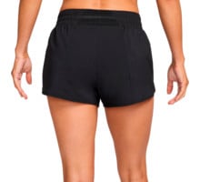 Nike ONE SWOOSH DRI-FIT MID-RISE BRIEF-LINED GRAPHIC LÖPARSHORTS Svart