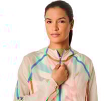 Asics LIMITED SERIES ROAD PACKABLE JACKET LÖPARJACKA Vit
