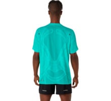 Asics METARUN SS TOP LÖPARTSHIRT Blå