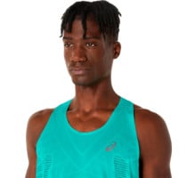 Asics METARUN SINGLET LÖPARLINNE Blå