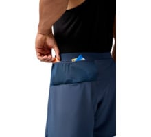 Brooks JOURNEY 7" 2-IN-1 SHORT LÖPARSHORTS Blå