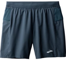 Brooks JOURNEY 7" 2-IN-1 SHORT LÖPARSHORTS Blå