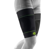 BAUERFEIND SPORT COMPRESSION SLEEVES LONG UPPER LEG LÅRSKYDD Svart