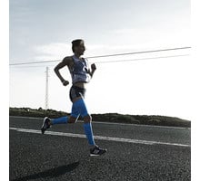 BAUERFEIND SPORT COMPRESSION SLEEVES LONG VADKOMPRESSION Blå