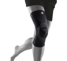 BAUERFEIND SPORT COMPRESSION KNEE SUPPORT KNÄSKYDD Svart