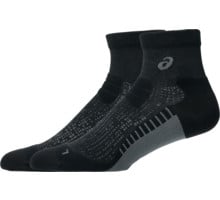 Asics PERFORMANCE RUN QUARTER LÖPARSTRUMPOR Svart