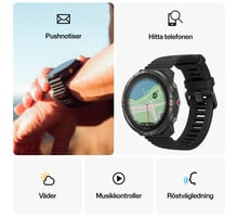 Polar GRIT X2 LÖPARKLOCKA Svart
