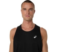 Asics CORE SINGLET LÖPARLINNE Svart