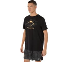 Asics FUJITRAIL LOGO SS LÖPARTSHIRT Svart