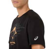 Asics FUJITRAIL LOGO SS LÖPARTSHIRT Svart