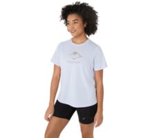 Asics FUJITRAIL LOGO SS TOP LÖPARTRÖJA Blå