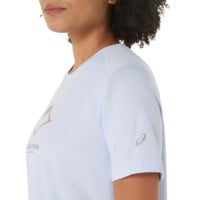 Asics FUJITRAIL LOGO SS TOP LÖPARTRÖJA Blå