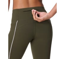 Sweaty Betty POWER WORKOUT LEGGINGS WITH PIPING LÖPARTIGHTS Grön