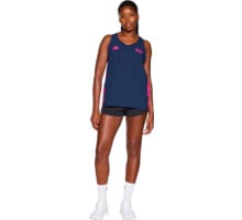 adidas BERLIN MARATHON 25 TANK LÖPARLINNE Blå