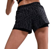 Nike SWIFT WOMENS DRI-FIT MID-RISE LÖPARSHORTS Svart