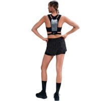 Nike SWIFT WOMENS DRI-FIT MID-RISE LÖPARSHORTS Svart