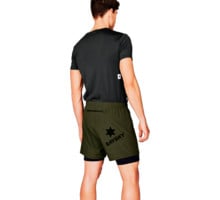 SAYSKY PACE 2IN1 SHORTS 5" LÖPARSHORTS Grön
