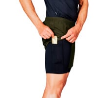 SAYSKY PACE 2IN1 SHORTS 5" LÖPARSHORTS Grön