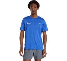 New Balance NYC MARATHON ATHLETICS LÖPARTSHIRT Blå
