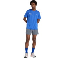 New Balance NYC MARATHON ATHLETICS LÖPARTSHIRT Blå