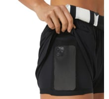 Asics METARUN SPLIT SHORTS LÖPARSHORTS Svart