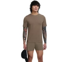 Saucony STOPWATCH SHORT SLEEVE LÖPARTSHIRT Brun