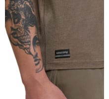 Saucony STOPWATCH SHORT SLEEVE LÖPARTSHIRT Brun