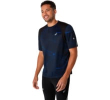 Asics ROAD LITE-SHOW SS TOP LÖPARTSHIRT Blå