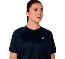 Asics ROAD LITE-SHOW SS TOP LÖPARTSHIRT Blå