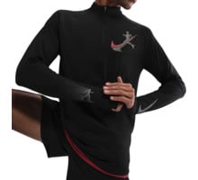 Nike STRIDE DRI-FIT UV 1/2-ZIP TOP LÖPARTRÖJA Svart